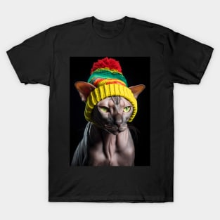 Sphynx cat - warm hat T-Shirt